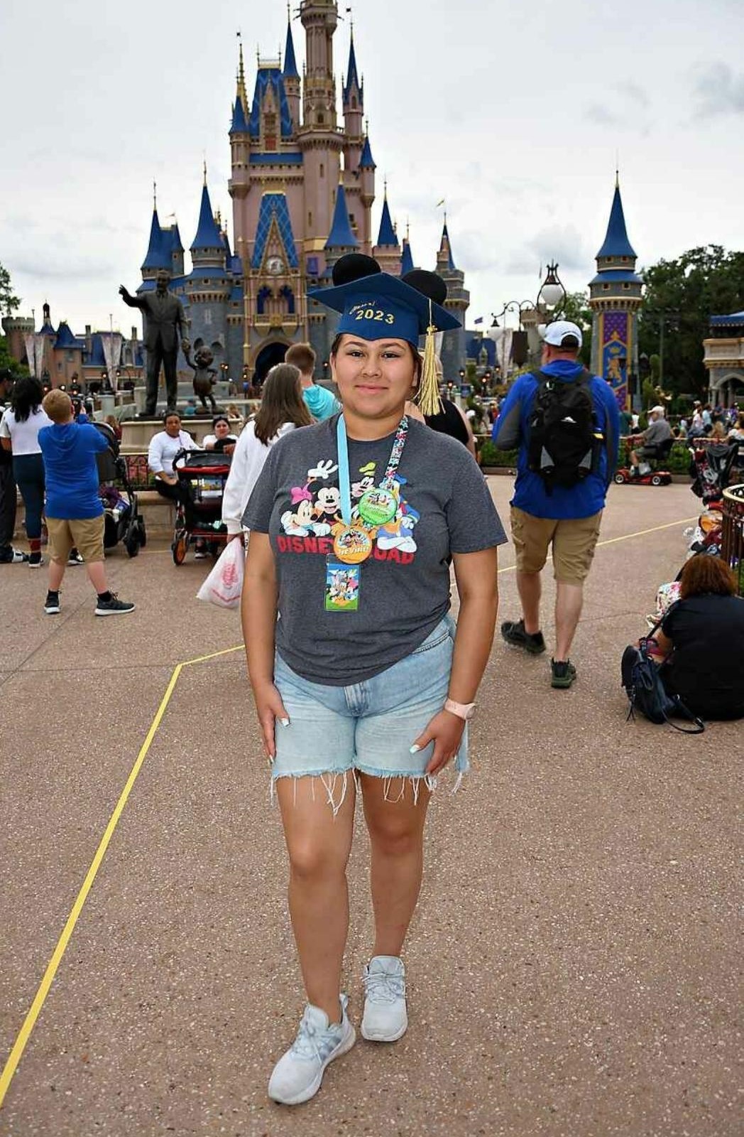 Brittanney Sanchez, Transfer Ambassador, attends a Disney Park