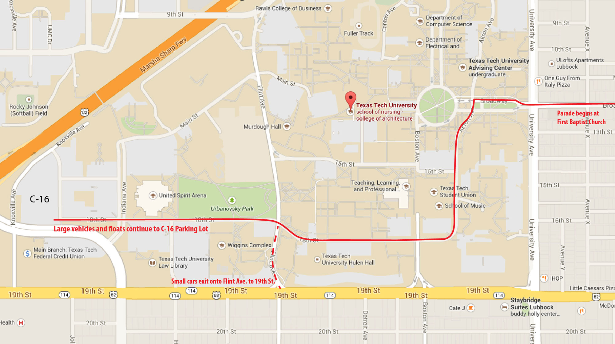 Parade Student Union & Activities TTU