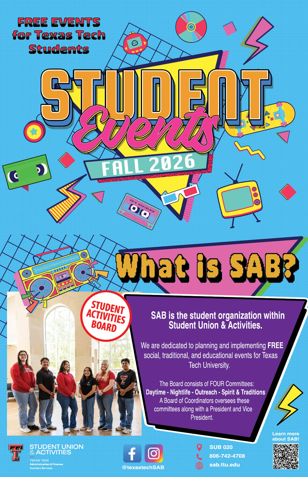 Student Events Calendar Cover