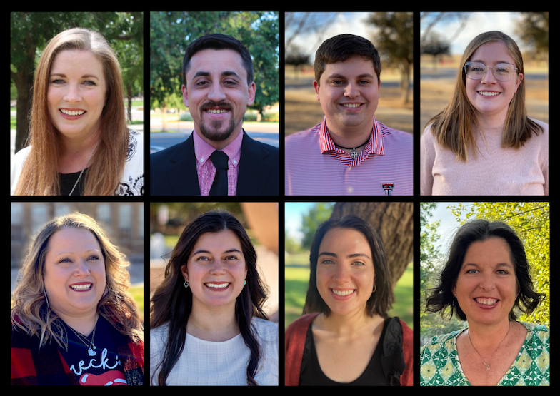 The picture shows eight Academic Counselors