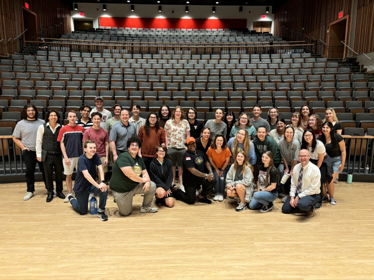Dr. Miller and the University Choir