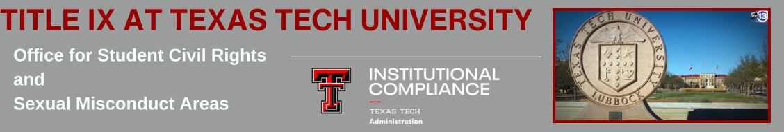 Texas Tech Title IX Banner