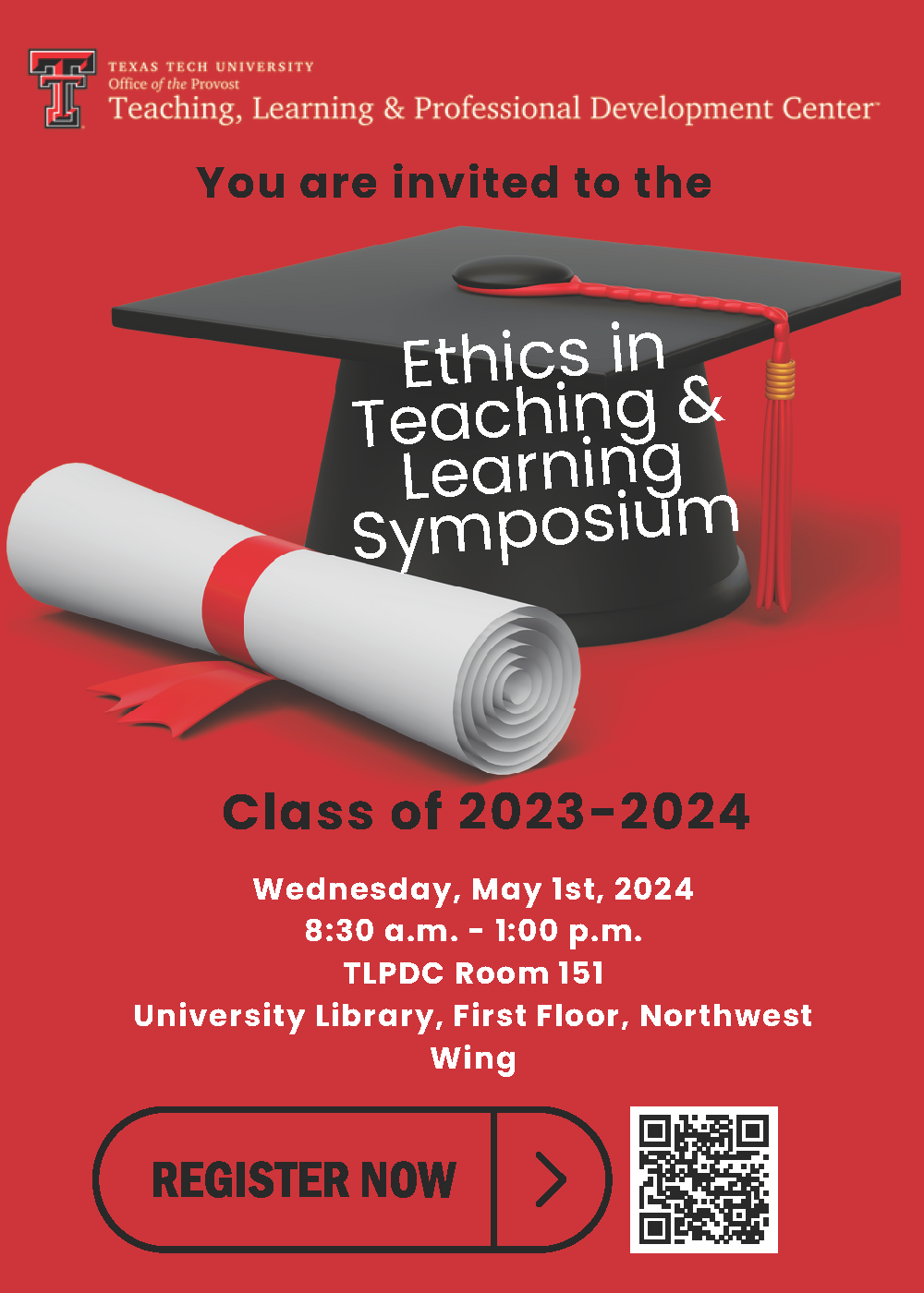 Ethics in Teaching & Learning Symposium Flyer