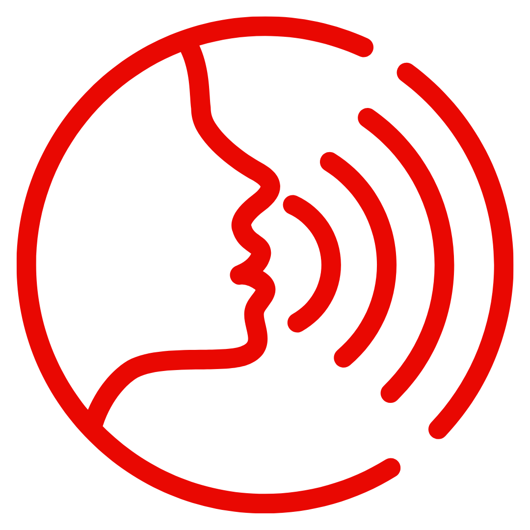 Icon representing voice