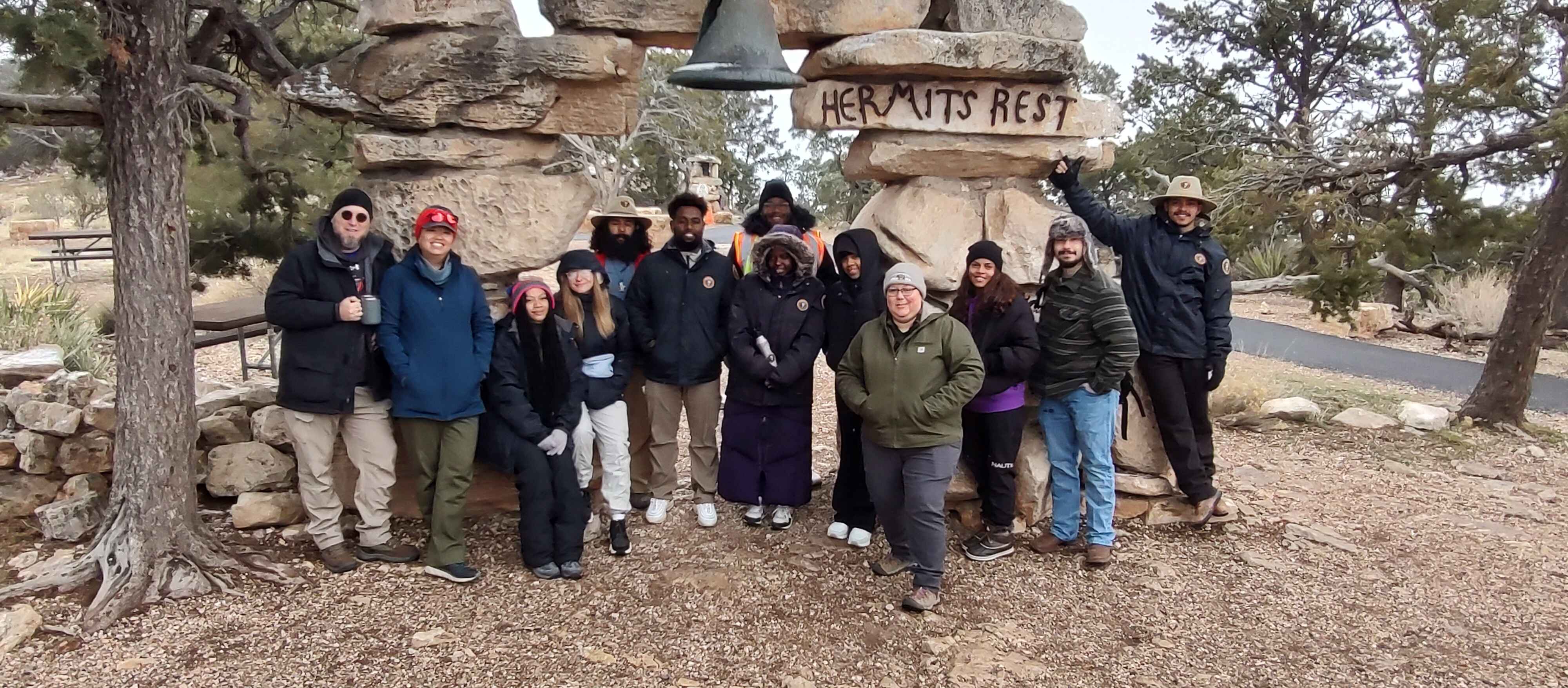 The group at hermits rest