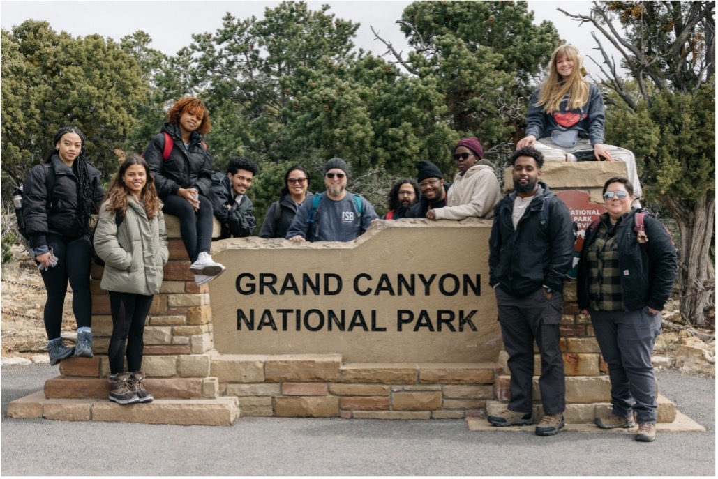 A group of people posing for a photo