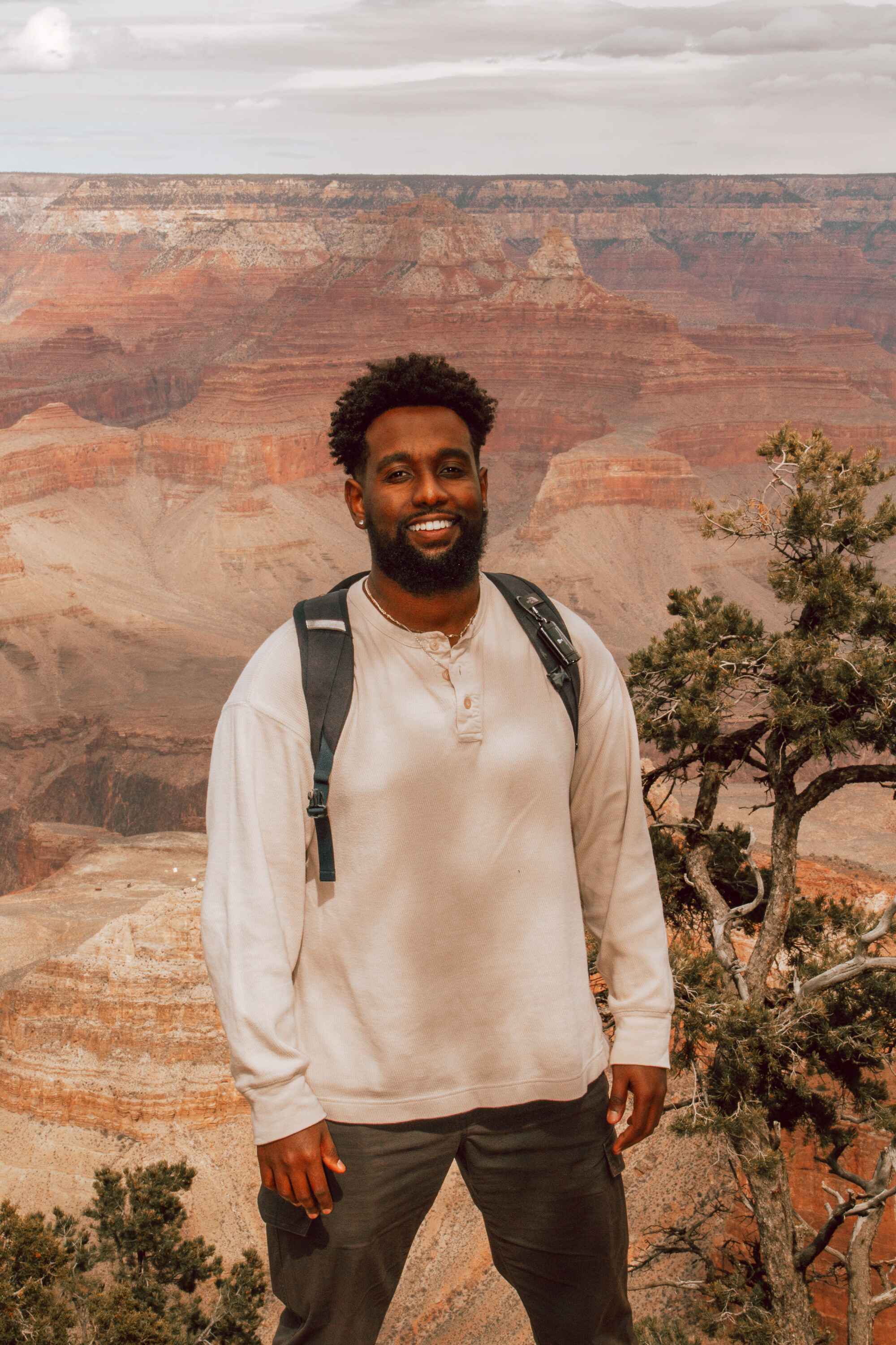 Nathan posing at Grand Canyon