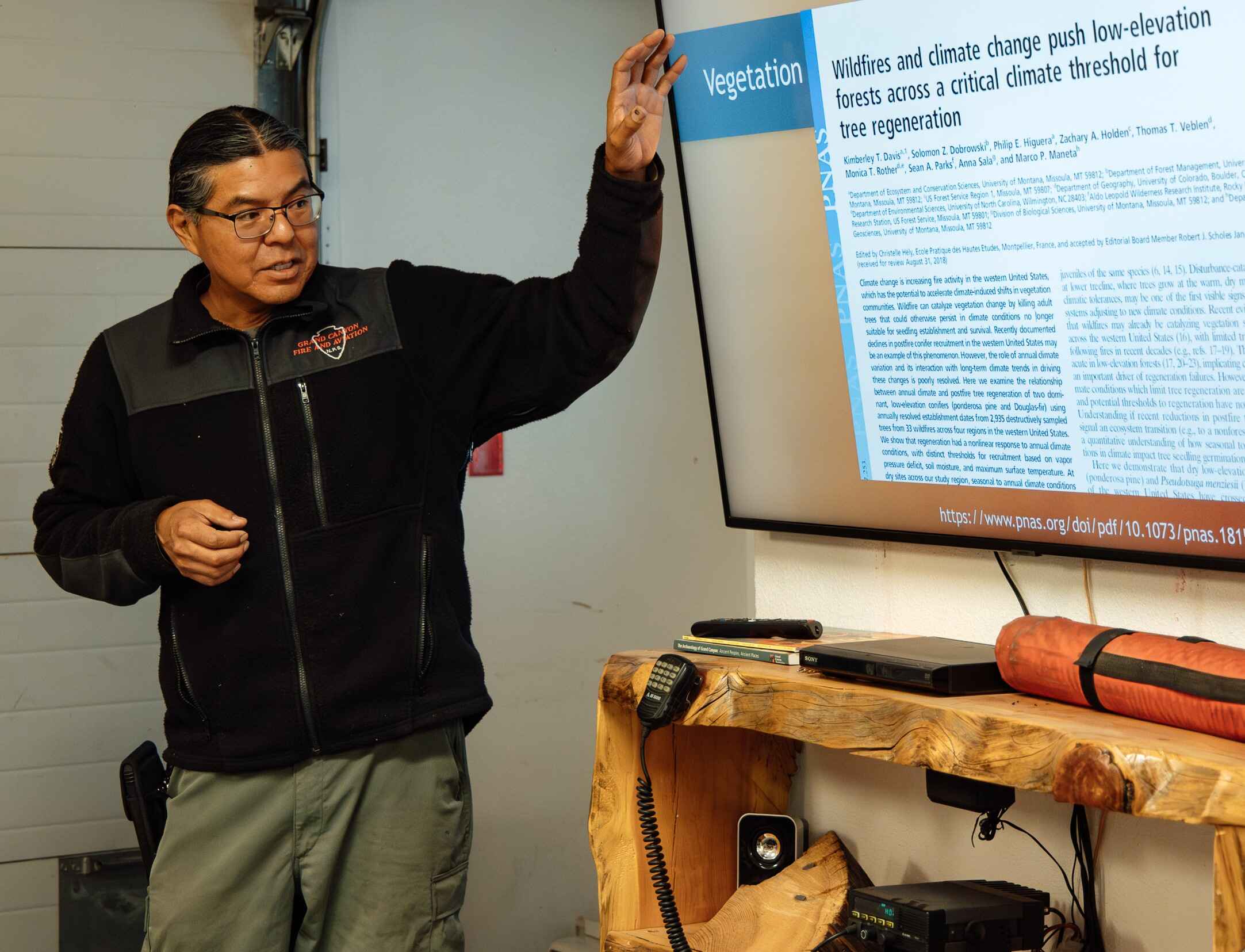 Jason gives a talk