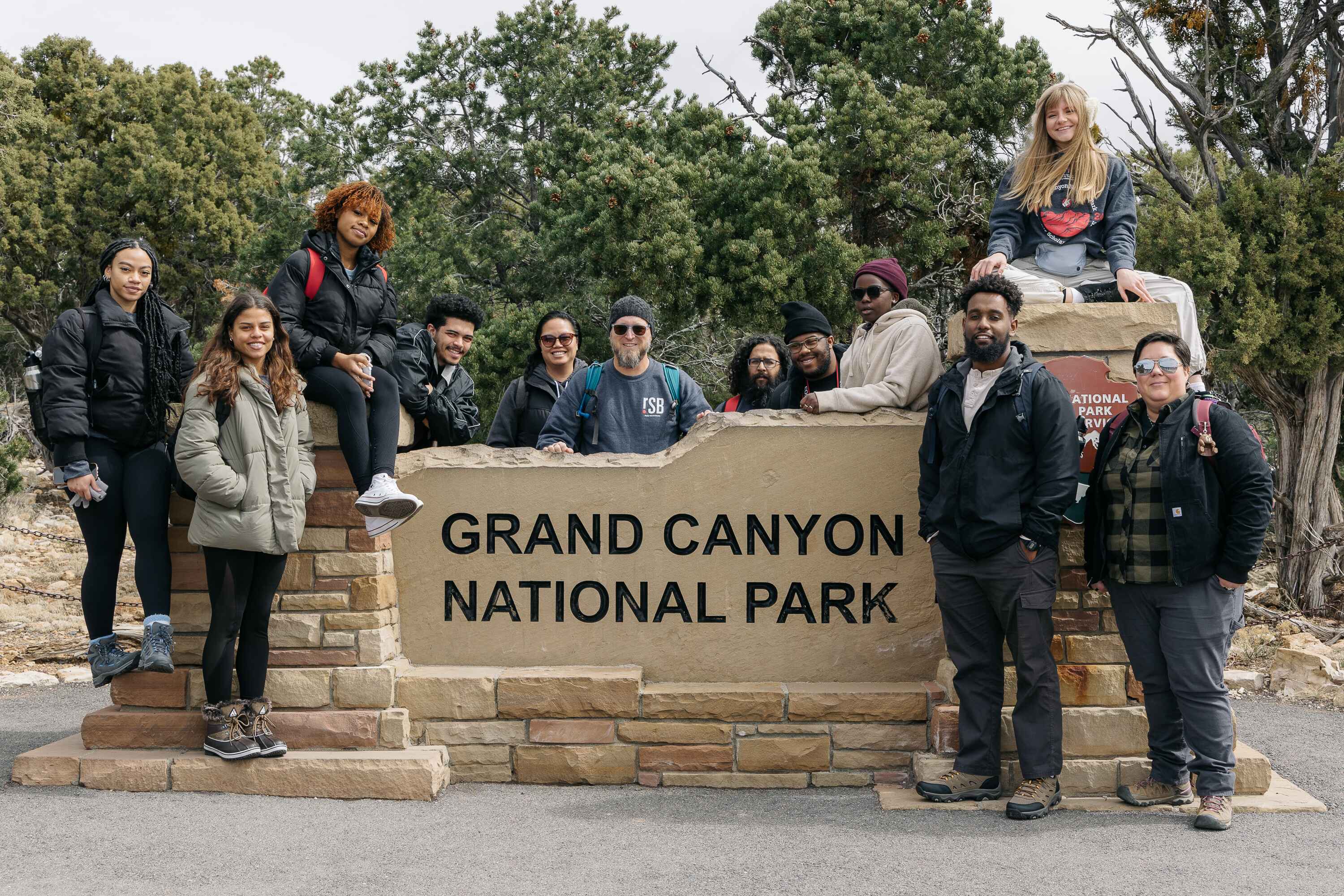 Group picture at Grand Canyon