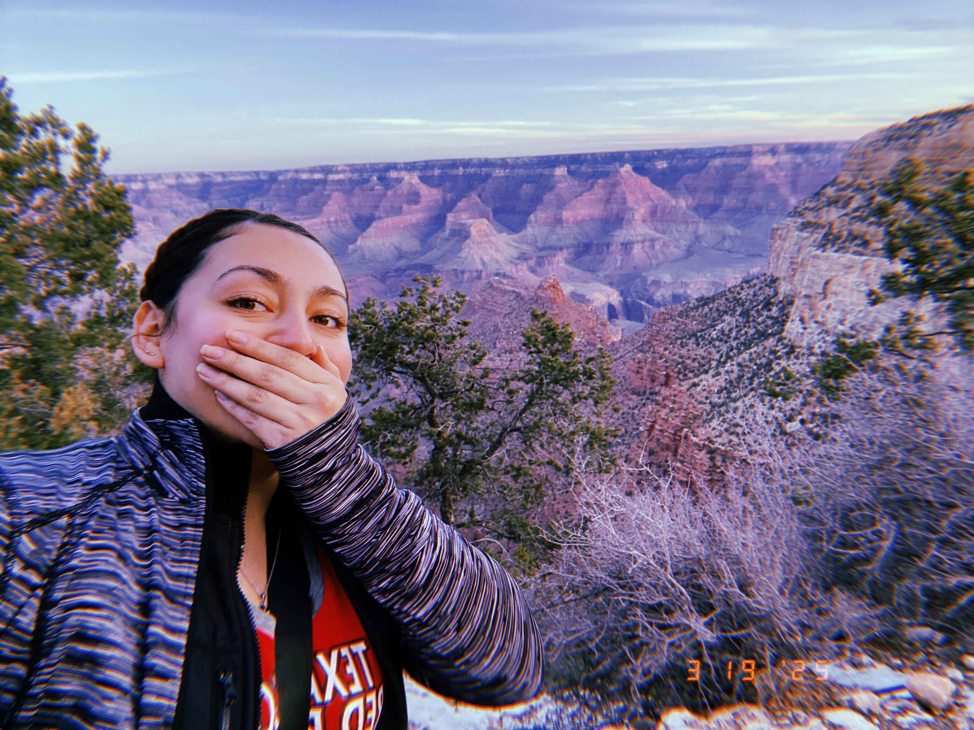 Ivette at Grand Canyon