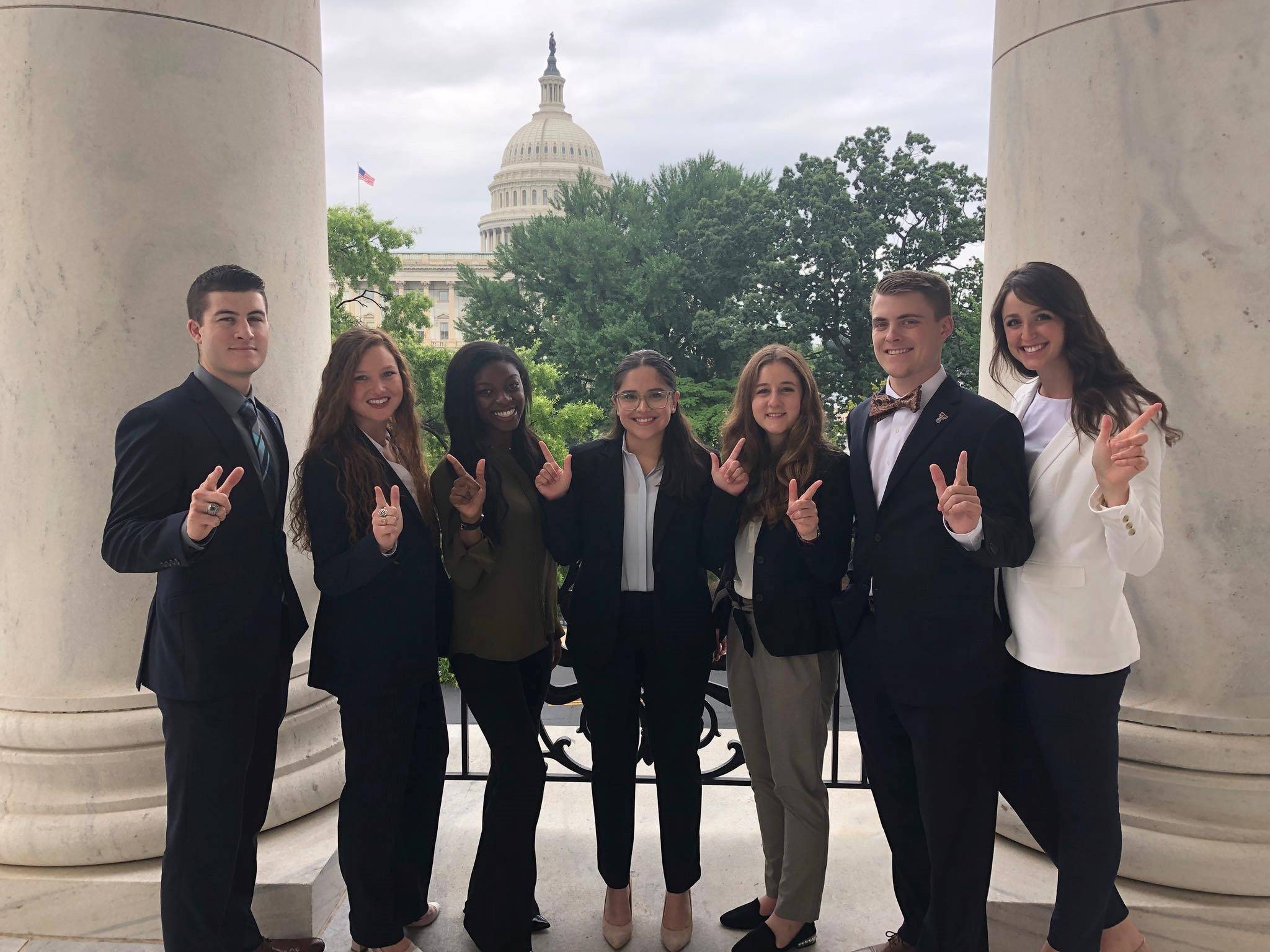 Ag Committee Interns Balcony