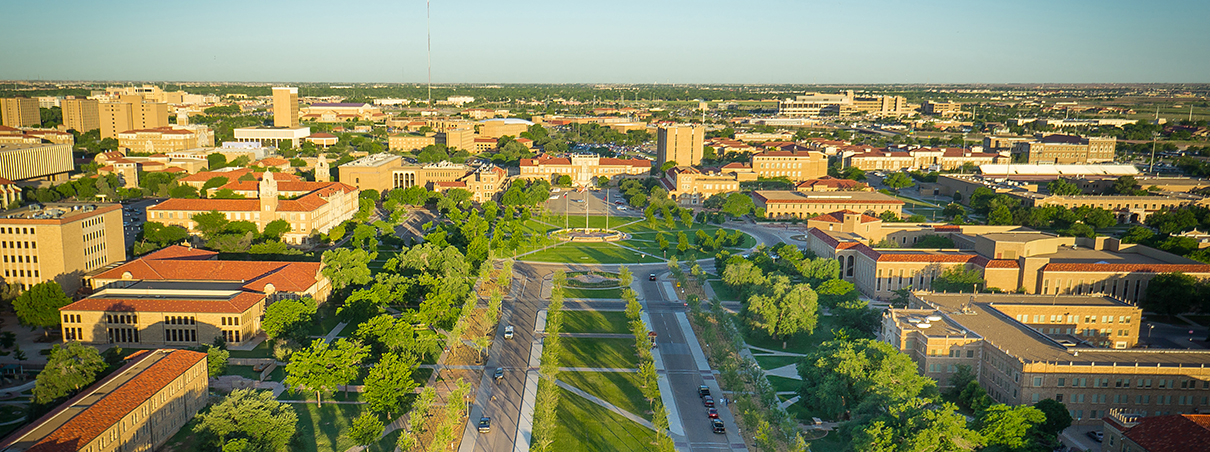 Aerial view of TTU campus Aerial view of TTU campus