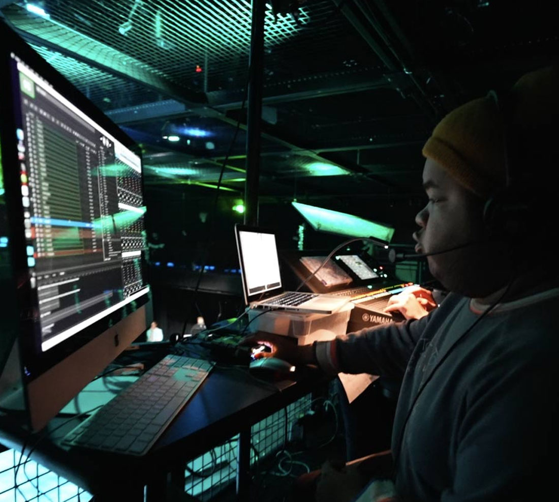 Student in Computer Lab