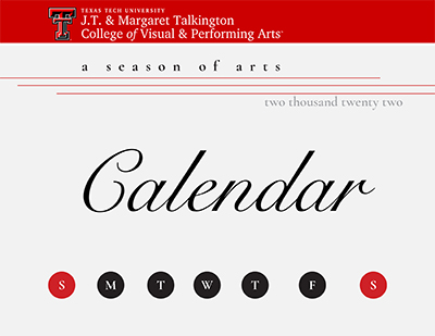 Ttu Spring 2022 Calendar Media Kit | Home | Ttu