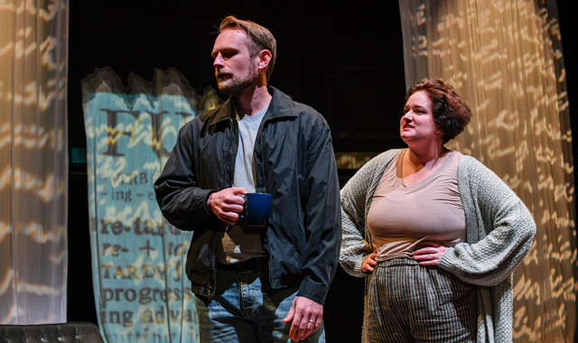 School of theatre students performing