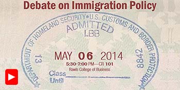 Debate on Immigration - Flyer